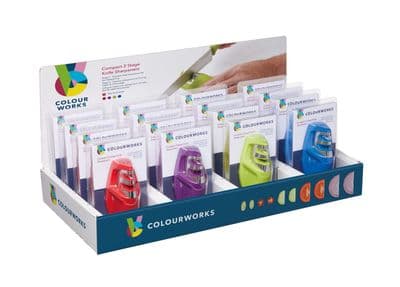 Colourworks Brights 2 Stage Compact Knife Sharpener