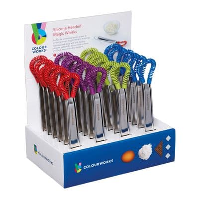 Colourworks Brights Coloured Silicone Headed Magic Whisk