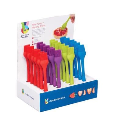 Colourworks Brights Coloured Silicone Mini Pastry Brush