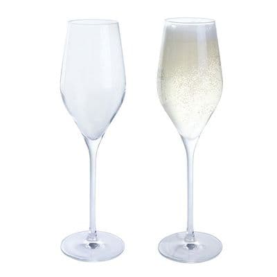 Dartington Crystal Wine & Bar Prosecco Glasses, Set of 2