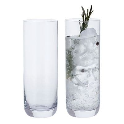 Dartington Crystal Wine & Bar Slim Gin Glasses, Set of 2