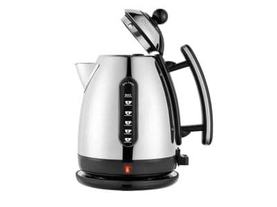 Dualit Stainless Steel & Black 1.5L Cordless Jug Kettle