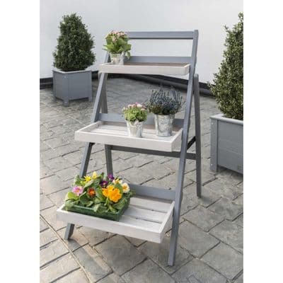 Florenity Grigio Folding Pot Shelf