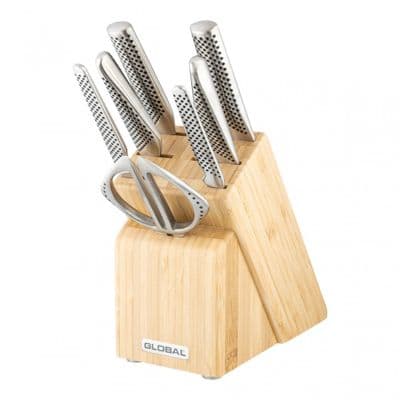 Global Takashi 8 piece Knife Block Set