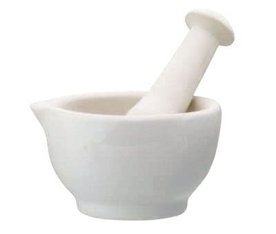 Home Made Ceramic 10cm Mortar and Pestle by KitchenCraft