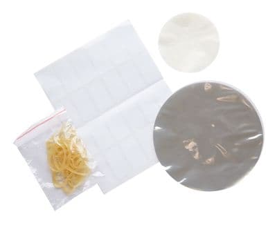 Home Made Pack of 24 Jam Jar Cover Kit 2lb by KitchenCraft