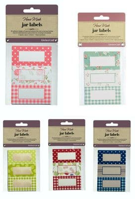 Home Made Pack of 30 Jam Jar Labels - Assorted Designs by KitchenCraft