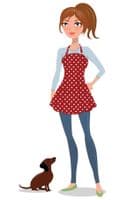 Kellie Oven Gauntlet by Belle Textiles