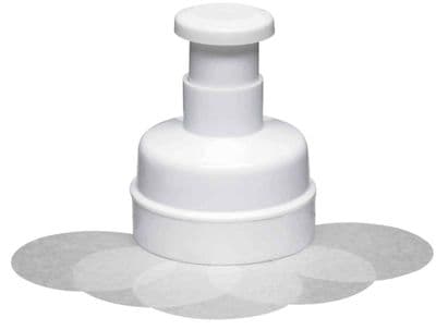 Kitchen Craft Quarter Pounder Hamburger Maker / Burger Press With 100 Wax Discs