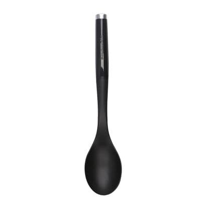KitchenAid Non-Stick Basting Spoon, Onyx Black, 35 cm