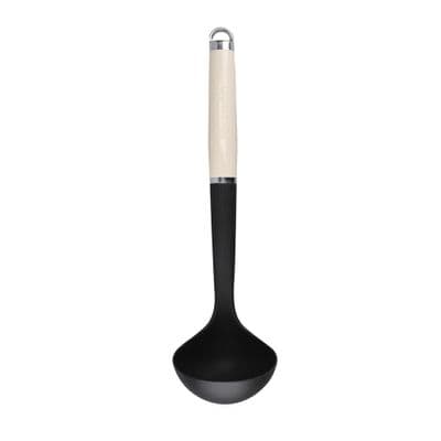 KitchenAid Non-Stick Ladle, Almond Cream, 30 cm