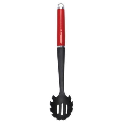 KitchenAid Non-Stick Spaghetti Spoon, Empire Red, 34.5 cm