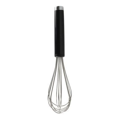 KitchenAid Stainless Steel Manual Hand Whisk, Onyx Black, 27 cm