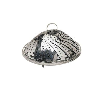 KitchenCraft Stainless Steel 23cm Collapsible Steaming Basket