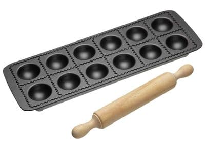 KitchenCraft World of Flavours Italian Non-Stick Ravioli Mould 12 Hole
