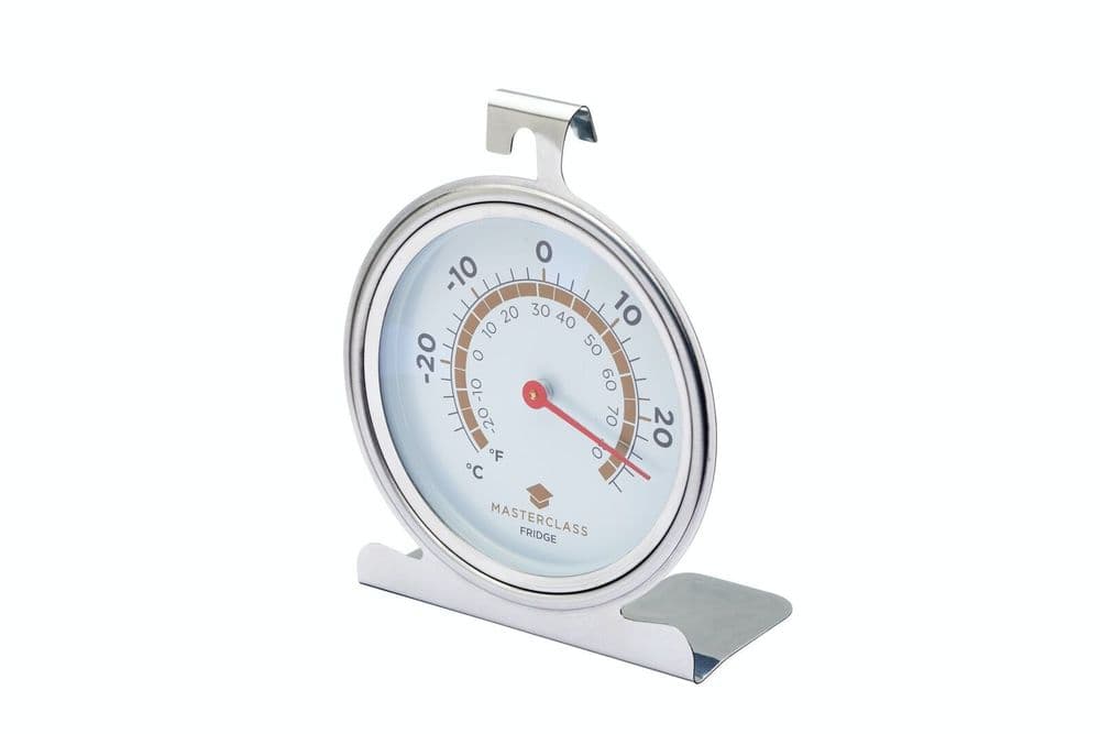 Master Class Large Stainless Steel Fridge and Freezer Thermometer