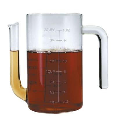 MasterClass 450ml Glass Gravy / Fat Separator