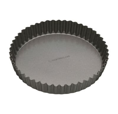 MasterClass Non-Stick 25cm Loose Base Fluted Quiche Tin