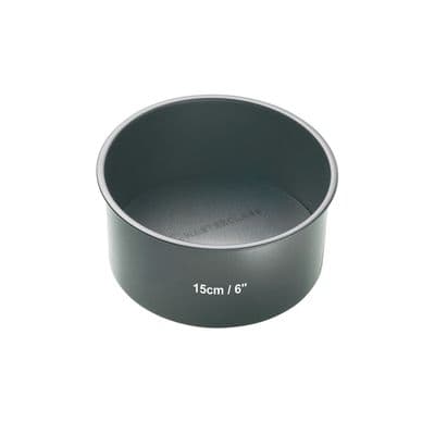 MasterClass Non-Stick Loose Base Deep Round Cake Pan 15cm
