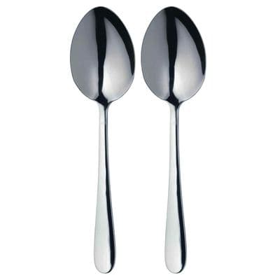 MasterClass Set of 2 Stainless Steel Serving Spoons