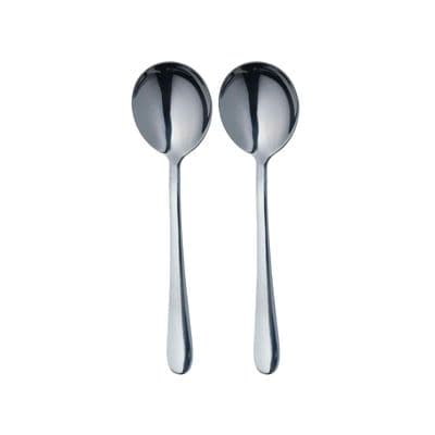 MasterClass Set of 2 Stainless Steel Soup Spoons