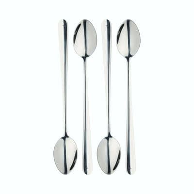 MasterClass Set of 4 Stainless Steel Latte Spoons