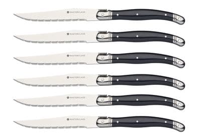 MasterClass Six Piece Deluxe Steak Knife Set