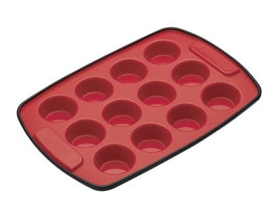 MasterClass Smart Silicone Flexible Twelve Hole Pan