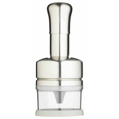 MasterClass Stainless Steel Food Chopper with Revolving Blade