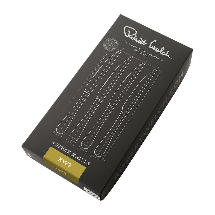 Robert Welch RW2 Satin Steak Knife Set of 4