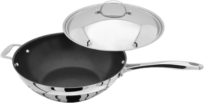 Stellar 7000 Stainless Steel Non-Stick Wok