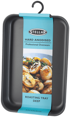 Stellar Hard Anodised Deep Roasting Tray