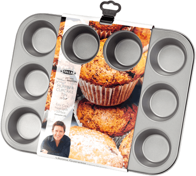 Stellar James Martin Non-Stick 12 Cup Muffin/Cupcake Pan