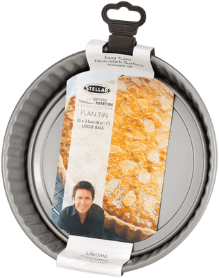 Stellar James Martin Non-Stick Fluted Flan Tin Loose Base
