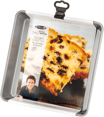 Stellar James Martin Non-Stick Square Cake Tin