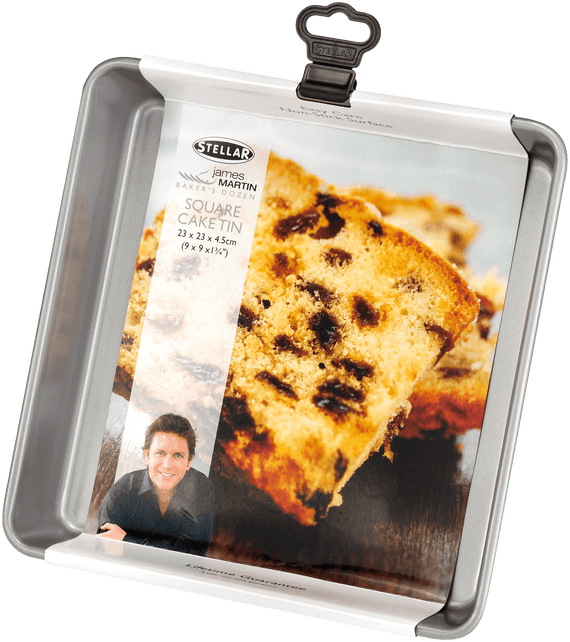 Stellar James Martin Non-Stick Square Cake Tin