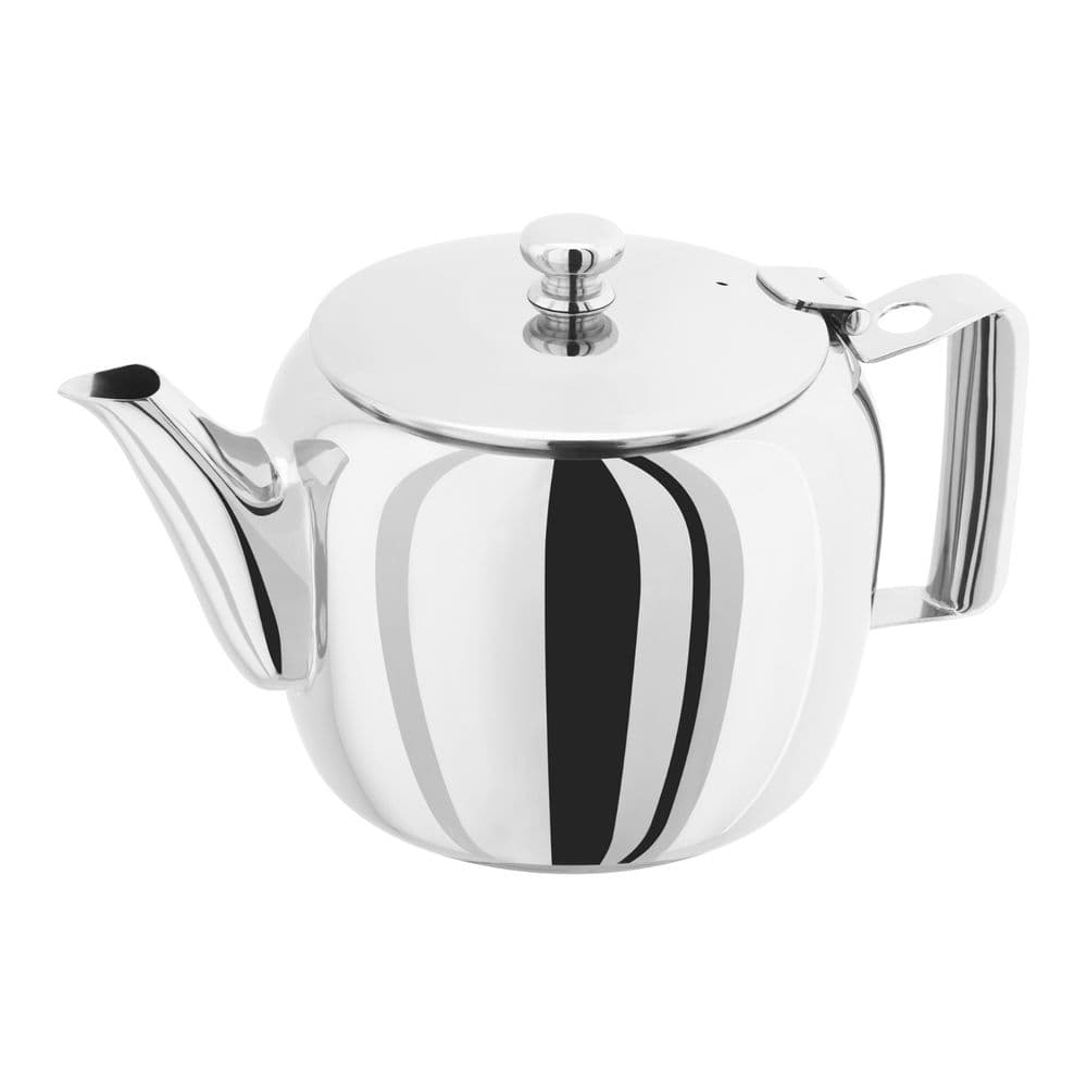 Stellar Luxe 3-Cup Stainless Steel Teapot - Mirror Polish, 600ml, Dishwasher Safe-267070