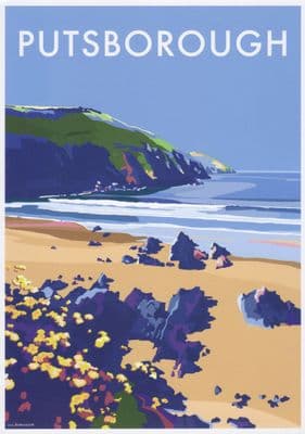 'Putsborough Sands'  Available in A4/A2 Size Print from...