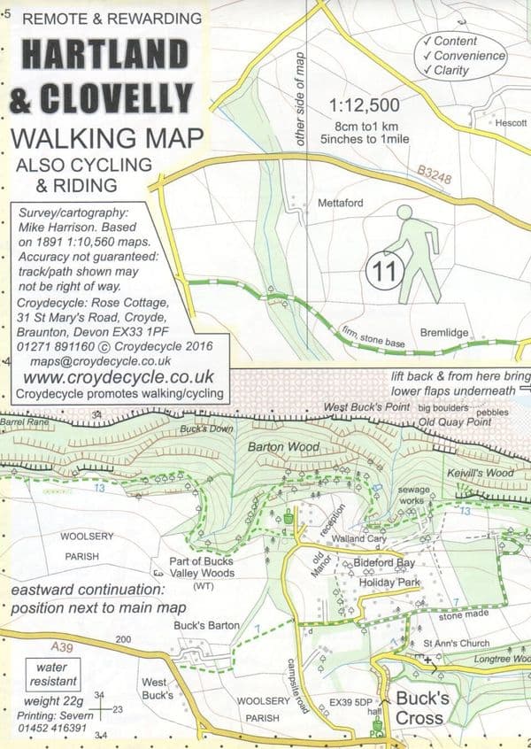 Hartland & Clovelly Map
