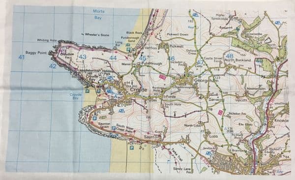 OS Tea Towel - Croyde