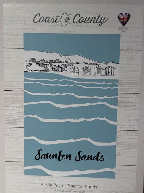 Tea Towel VP - Saunton Sands