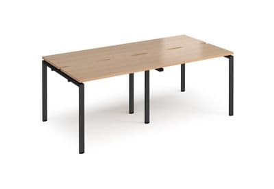 Adapt II Bench Desk System, 4 persons