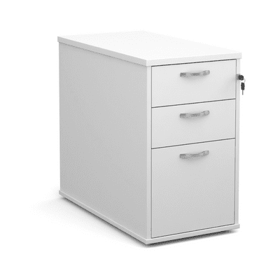 Desk High Three Drawer Pedestals