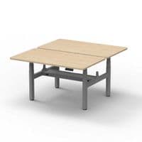 Alice Quad-Motor Back-to-Back Sit-Stand Desk | Dual Height Adjustable Office Desk Frame