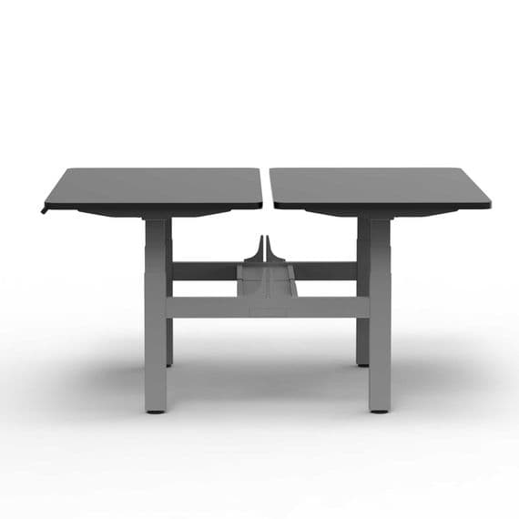 Alice Quad-Motor Back-to-Back Sit-Stand Desk | Dual Height Adjustable Office Desk Frame