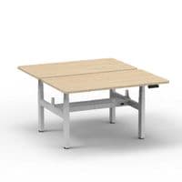 Alice Quad-Motor Back-to-Back Sit-Stand Desk | Dual Height Adjustable Office Desk Frame