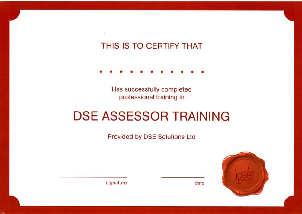DSE Assessor Training 1 Day