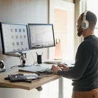 Ergotron LX Dual Monitor Mount Arm