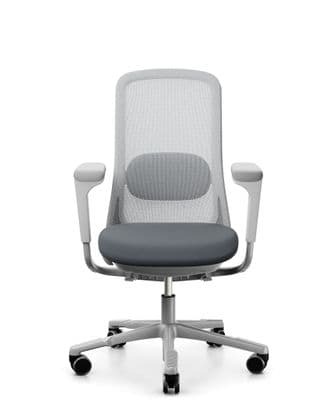 HAG SoFi 7500 -Silver/ Grey & Electric Sit Stand Desk