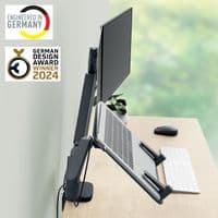 Leitz Monitor and Laptop Dual Arm